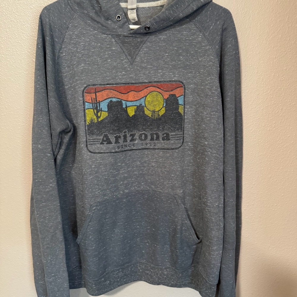 Gray Arizona Hoodie worn but lots of life left.